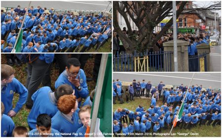 1916 Flag Raising St