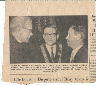 1966 Past Pupil Dinner, Hollybrook Hotel.